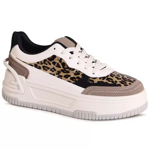 topschuhe24 Sneaker & Sportschuhe topschuhe24 3131 Damen Plateau Sneaker Skater Turnschuhe