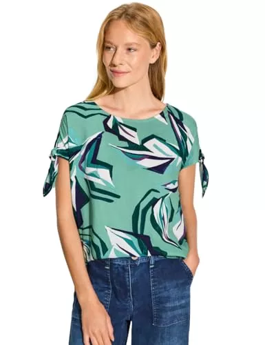 Cecil Kurzarmblusen Cecil Damen Bedruckte T-Shirt-Bluse