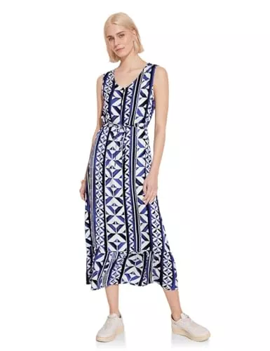 Street One Freizeit Street One Damen Maxikleid mit Print