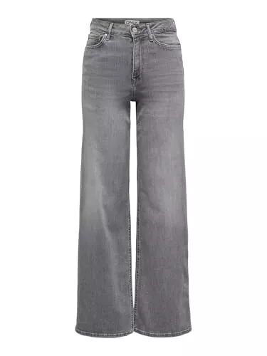 ONLY Jeans ONLY Female Jeans mit weitem Bein ONLMADISON Hohe Taille Weiter Beinschnitt Jeans