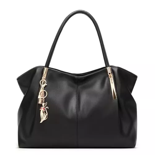 Pahajim Taschen & Rucksäcke Pahajim Handtasche Damen PU Leder Shopper Tasche Damen Schultertaschen Elegant Umhängetasche Damen Gross Wasserdichte Tasche für Arbeit, Reisen, Einkauf