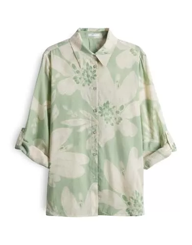 OPUS Langarmblusen OPUS Damen Langarmbluse | Longbluse FUMINE BOHÈME Regular mit floralem Print