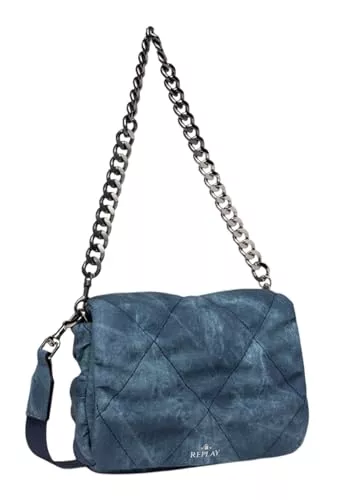 REPLAY Taschen & Rucksäcke REPLAY Crossbody Bag Blu Denim