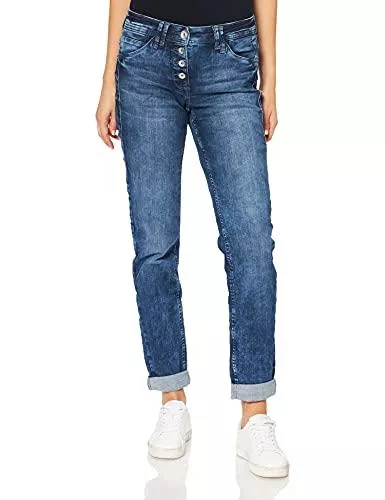 Cecil Jeans Cecil Damen OPR Scarlett Denim Loose Fit Middle Waist Slim Legs Jeanshose