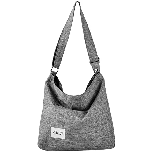 Fanspack Taschen & Rucksäcke Fanspack Canvas Tasche,Canvas Umhängetasche Damen Shopper Damen Schultertasche Handtasche Damen Canvas Shopper Hobo Tasche für Schule Reisen