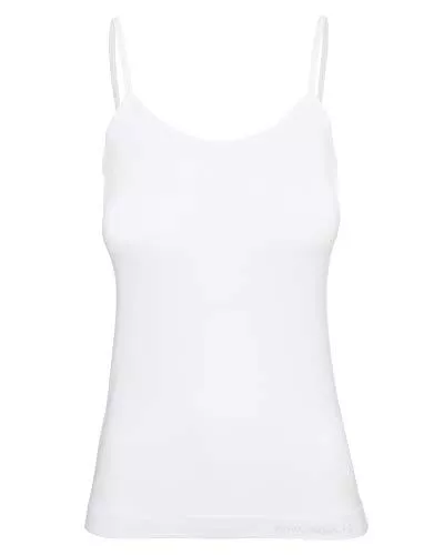 BRUBECK Tops BRUBECK Unterhemd Damen | Tanktop Spaghettiträger | Womens Tank Top Spaghetti Straps | Cami | Achselhemd atmungsaktiv | Camisola Top | Achseltop nahtlos | 56% Baumwolle | CM00210A