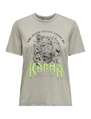 ONLY T-Shirts ONLY Damen Onllucy Life Reg S/S Top Box JRS