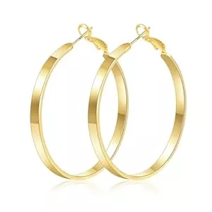 ALEXCRAFT Schmuck ALEXCRAFT Dick Creolen Silber 925 Groß Ohrringe Kreolen Damen Geschenk für Frauen Freundin Mama Mädchen