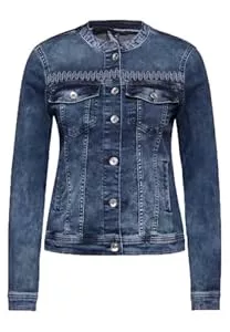 Cecil Jacken CECIL Damen B212209 Jeansjacke, mid Blue wash, Regular