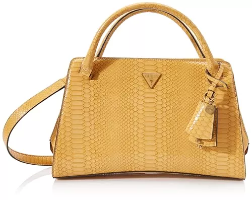 GUESS Taschen & Rucksäcke Guess Annita Girlfriend Satchel Handtasche für Damen, Honig, Honig., Westlich