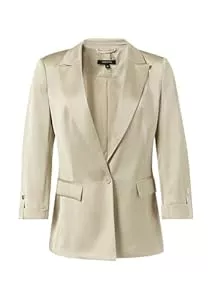 comma Blazer comma Satinierter Blazer mit 3/4-Ärmel