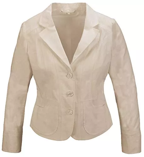 Rock Creek Blazer Rock Creek Damen Leinen Blazer Business Jacke D-420