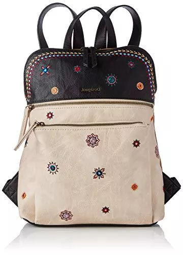 Desigual Taschen & Rucksäcke Desigual womens PU BACKPACK MEDIUM, BROWN