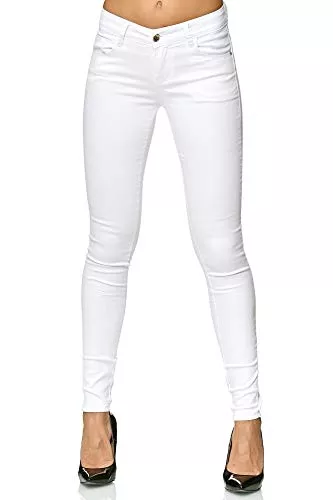 Elara Jeans Elara Damen Stretch Hose Push Up Jeans Chunkyrayan
