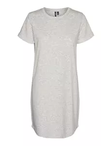 VERO MODA Freizeit VERO MODA Damen Vmsashamilla Ss Sweat Dress Noos Kleid