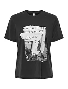 ONLY T-Shirts ONLY Damen Onlfree Life Reg S/S Leaf Top Box JRS