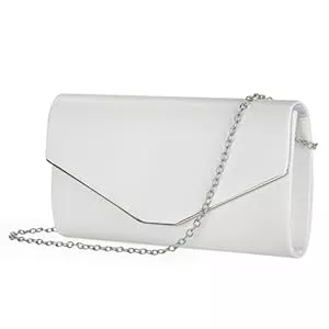 BAIGIO Taschen & Rucksäcke BAIGIO Damen Clutch Elegant Abendtasche Brauttasche Clutch mit Abnehmbarer Kette Formal Handtasche für Hochzeit Party Prom