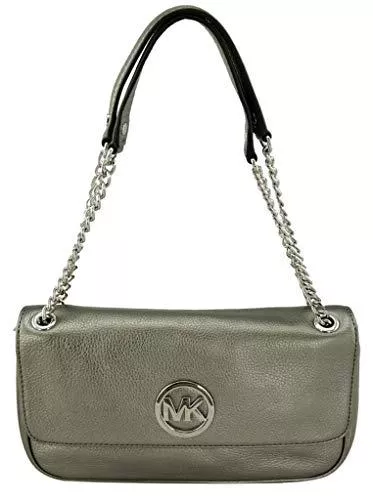 Michael Kors Taschen & Rucksäcke Michael Kors Fulton Umhängetasche Medium Pebbled Leder Handtasche