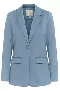 ICHI Blazer ICHI IHKATE Damen Blazer Jackenblazer Anzugsjacke mit 1-Knopf-Form Klapptaschen Reverskragen leicht elastisch Regular fit