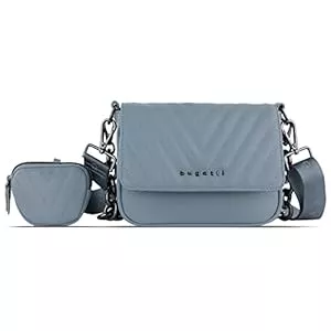 bugatti Taschen & Rucksäcke bugatti Sira Schultertasche für Damen - edle Umhängetasche mit Kette