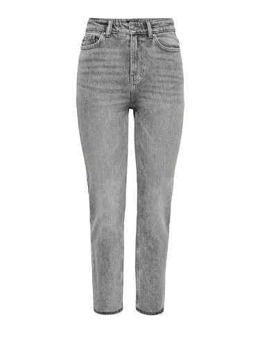 ONLY Jeans ONLY Female Straight-Fit Jeans ONLEMILY Hohe Taille Gerade geschnitten Jeans