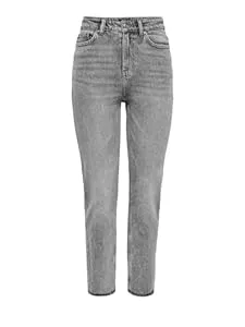 ONLY Jeans ONLY Female Straight-Fit Jeans ONLEMILY Hohe Taille Gerade geschnitten Jeans