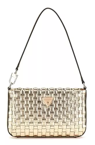 GUESS Taschen & Rucksäcke GUESS Twiller Mini Top Zip Shoulder Bag Gold