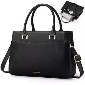 RAINSMORE Taschen & Rucksäcke RAINSMORE Handtasche Damen Mittelgroß Tasche Damen Leder Damenhandtaschen Klein Schultertaschen Wasserdicht Umhängetasche Henkeltasche für Damen