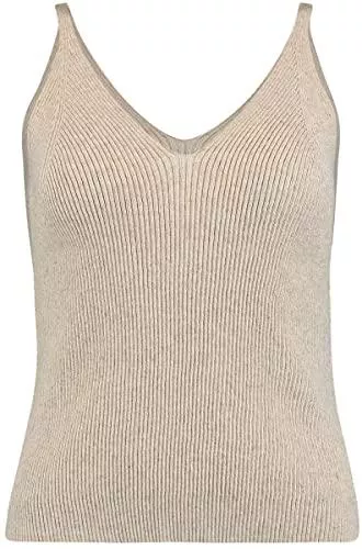 Hailys Tops Hailys Lexa Frauen Top beige Basics, Casual Wear, Fashion &amp; Style, Streetwear