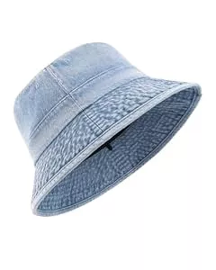 Zylioo Hüte & Mützen Zylioo L/XL/XXL Fischerhut Herren Jeans Damen Denim für Großen Kopf,UPF50+ Sonnenschutz Sonnenhut Größe 58-64cm,Vintage Sommerhut