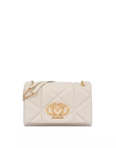 Love Moschino Taschen & Rucksäcke Love Moschino Damen Jc4041pp1mlc0110 Schultertasche, Elfenbein