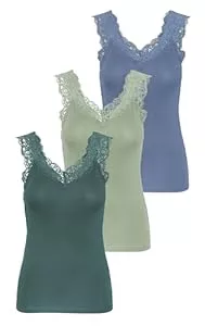 PIECES Tops PIECES Female Oberteil PCBARBERA Spitze