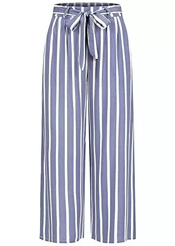 Hailys Hosen Hailys Damen leichte Culotte Sommerhose Bindedetail vorne