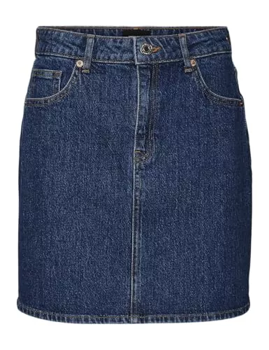 VERO MODA Röcke VERO MODA Damen Mini Jeans Rock VMTessa kurzer Damenrock mit Taschen