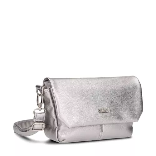 Zwei Taschen & Rucksäcke Zwei Damen Handtasche Mademoiselle.M M40 kleine Umhängetasche 1 Liter Crossbody-Bag mit Magnetklappe & Reißverschluss klassisch-elegante Abendtasche in Trapezform