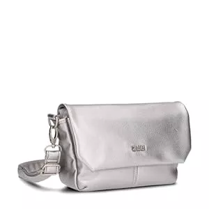 Zwei Taschen & Rucksäcke Zwei Damen Handtasche Mademoiselle.M M40 kleine Umhängetasche 1 Liter Crossbody-Bag mit Magnetklappe & Reißverschluss klassisch-elegante Abendtasche in Trapezform