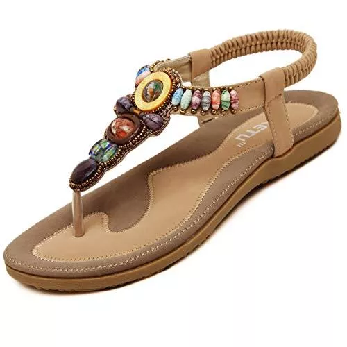 Geweo Sandalen & Slides Sandalen Damen Somme Bohemian mit weichem Fußbett Gr. 35-44