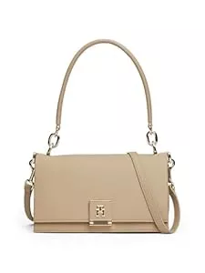 Tommy Hilfiger Taschen & Rucksäcke Tommy Hilfiger Damen Leather Shoulder Bag with Removable Crossbody Strap Umhängetasche