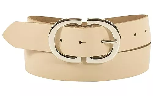 fashionchimp Gürtel fashionchimp Basic Damengürtel aus 100% echtem Leder, Ledergürtel mit eleganter Doppelschließe, Breite ca. 3,3cm, Made In Germany