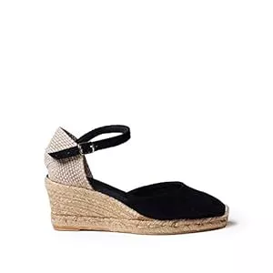 Toni Pons Sandalen & Slides Toni Pons Lloret-5 - Keil-Espadrille für Damen in Uni-Tönen Veloursleder.