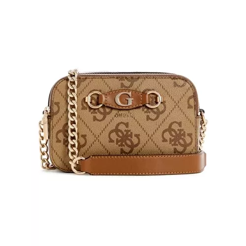 GUESS Taschen & Rucksäcke GUESS Izzy Kameratasche für Damen, Latte-Logo, One Size, Kameratasche Izzy, Latte Logo, Einheitsgröße