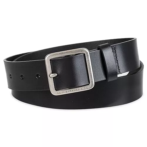 Levi's Gürtel Levi's Damen Slim Casual Leather Jean Belt with Square Center Bar Buckle (Regular and Plus Sizes) Gürtel