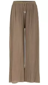 Van Der Rich Hosen Van Der Rich ® - Weite Plissee Hose High Waist und Verstellbar Bänder - Damen