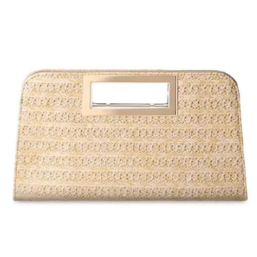 VASCHY Taschen & Rucksäcke VASCHY Clutch Damen, Mode Schultertasche ELegant Handtasche Umhängetasche Vegan Leder Wristlet Clutch Crossbody für Hochzeit Freizeit Party