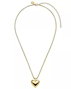 Purelei Schmuck Purelei® Lovebird Kette – Elegante, verspielte Halskette – Edelstahl – schhöne Damen Kette mit Herzanhänger – Hawaiianisch inspiriert & wasserfest