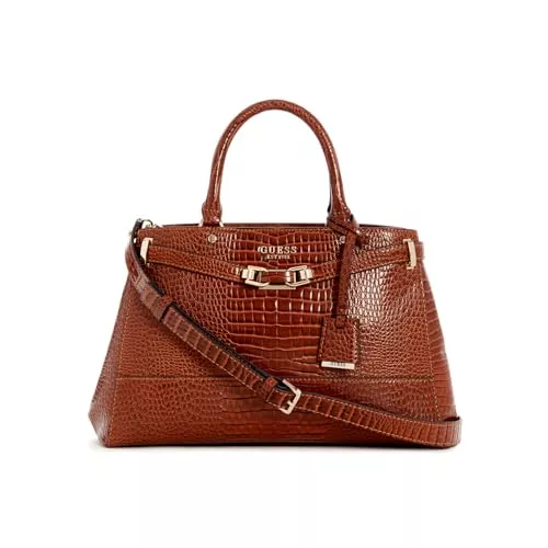 GUESS Taschen & Rucksäcke GUESS Silvye Luxury Satchel Cognac