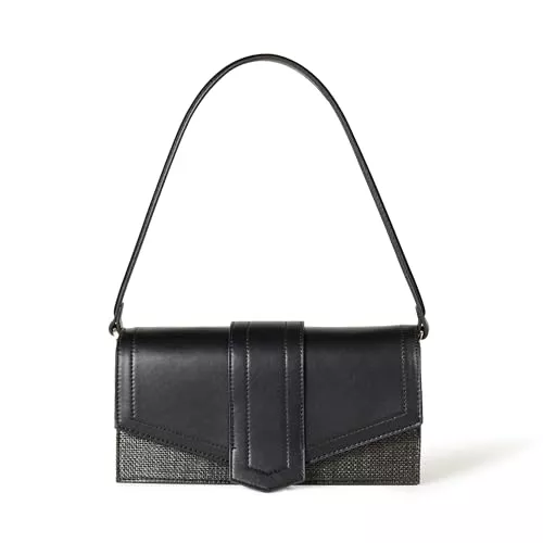 The Drop Taschen & Rucksäcke The Drop Damen Safiya Schultertasche mit Überschlag Umhängetasche