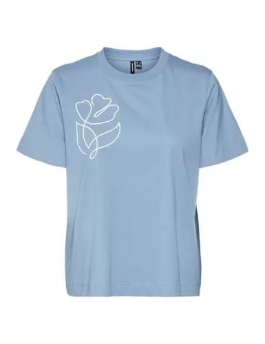 VERO MODA T-Shirts VERO MODA Damen Vmfea Mette Ss Top Box JRS Ga T-Shirt