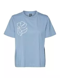 VERO MODA T-Shirts VERO MODA Damen Vmfea Mette Ss Top Box JRS Ga T-Shirt