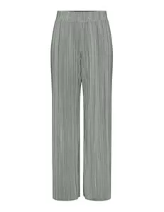 ONLY Hosen ONLY Damen Onlravenna Plisse Pant Noos JRS Hose: Bequem Elastischer Regular Fit